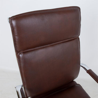 Office Chair Fishguard | size: Width: 54.5cm, Height: 116.5cm, Depth: 60cm | color: Brown | image: 6 | variant: 1001295