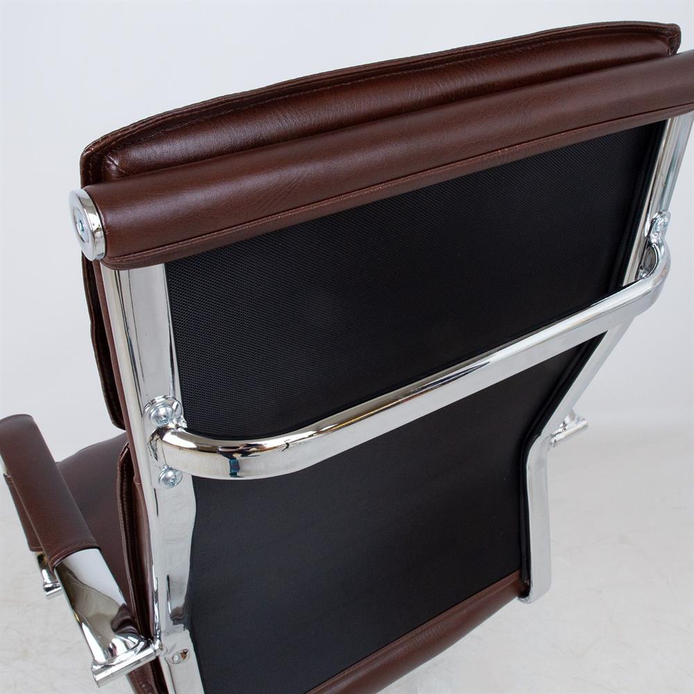 Office Chair Fishguard | size: Width: 54.5cm, Height: 116.5cm, Depth: 60cm | color: Brown | image: 8 | variant: 1001295