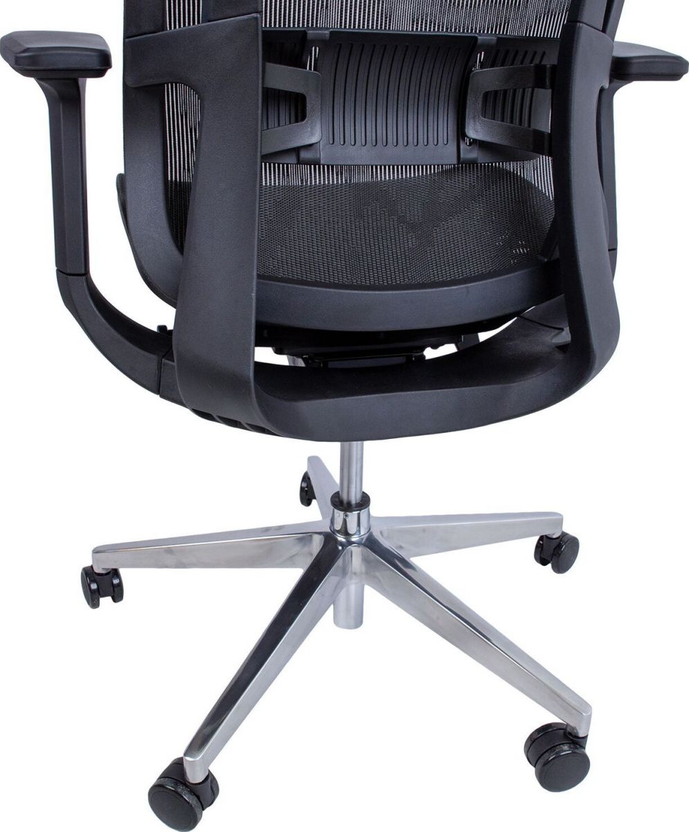 Office Chair Flex | size: Width: 70cm, Height: 126cm, Depth: 70cm | color: Black | image: 10 | variant: 1012374
