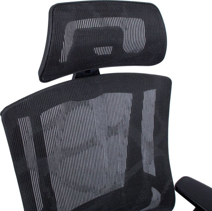 Office Chair Flex | size: Width: 70cm, Height: 126cm, Depth: 70cm | color: Black | image: 6 | variant: 1012374