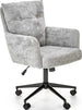 Office Chair Flores | size: Width: 59cm, Height: 102cm, Depth: 70cm | color: Gray | image: 1 | variant: 1005101