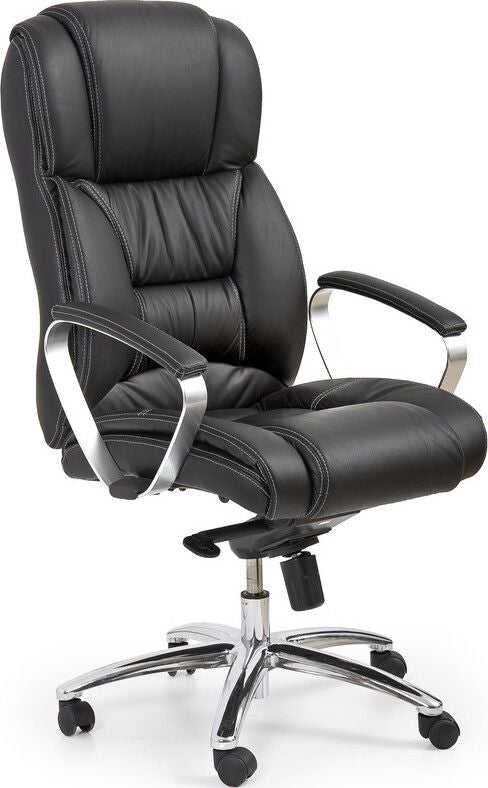 Office Chair Foster | size: Width: 68cm, Height: 118cm, Depth: 54cm | color: Black | image: 1 | variant: 1005104