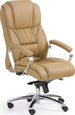 Office Chair Foster | size: Width: 68cm, Height: 118cm, Depth: 54cm | color: Brown | image: 1 | variant: 1005105