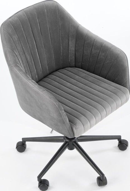 Office Chair Fresco | size: Width: 57cm, Height: 91cm, Depth: 55cm | color: Gray | image: 2 | variant: 1005108