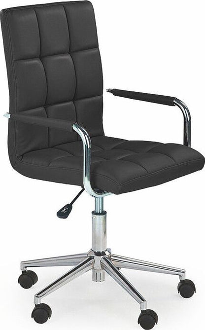 Office Chair Gonzo 2 | size: Width: 53cm, Height: 110cm, Depth: 60cm | color: Black | image: 1 | variant: 1005115