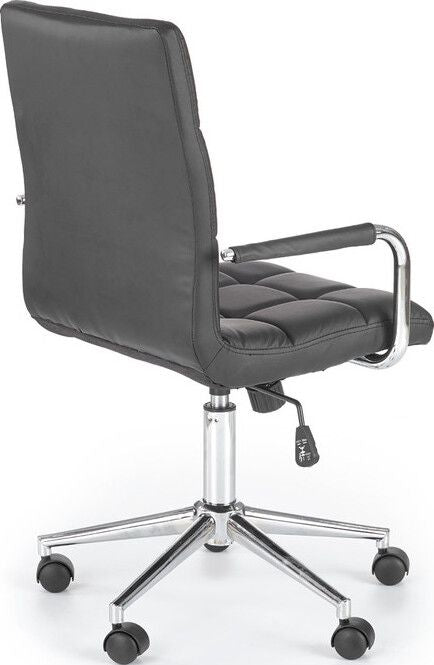 Office Chair Gonzo 2 | size: Width: 53cm, Height: 110cm, Depth: 60cm | color: Black | image: 2 | variant: 1005115
