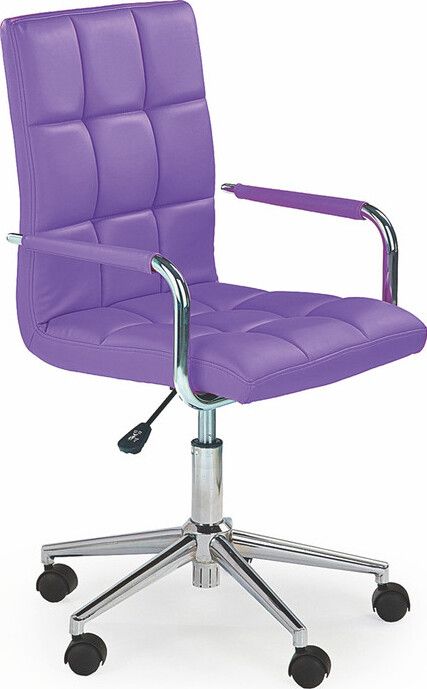 Office Chair Gonzo 2 | size: Width: 53cm, Height: 110cm, Depth: 60cm | color: Purple | image: 1 | variant: 1005116