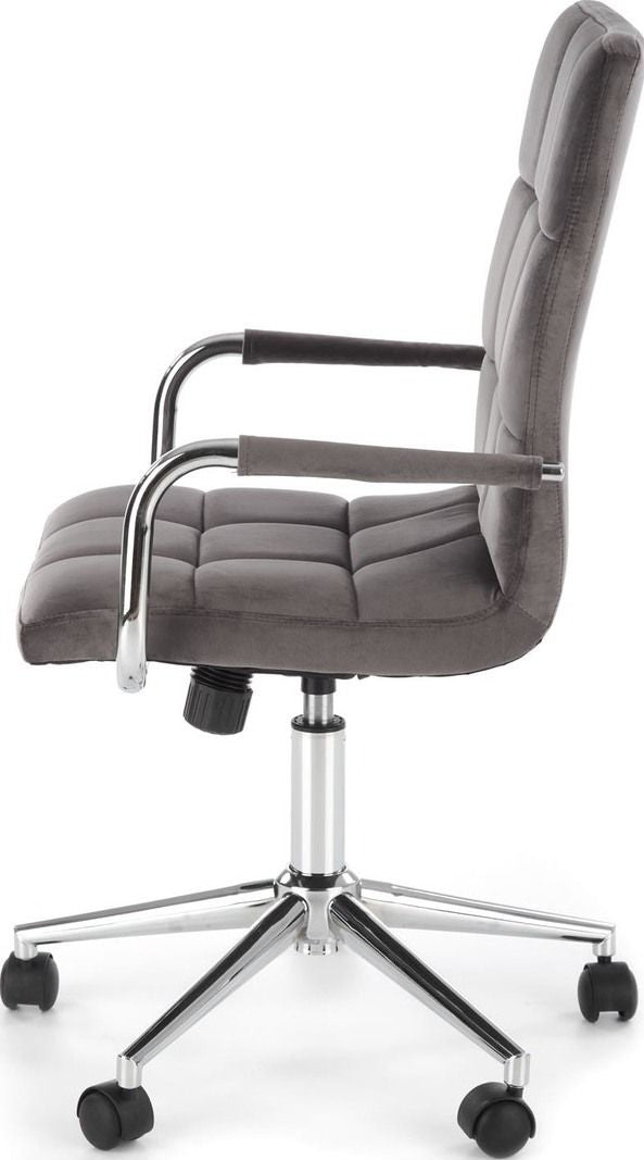 Office Chair Gonzo 4 | size: Width: 53cm, Height: 105cm, Depth: 60cm | color: Gray | image: 2 | variant: 1005120