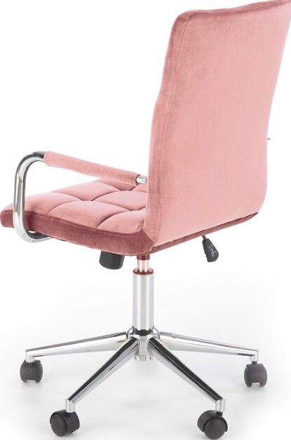 Office Chair Gonzo 4 | size: Width: 53cm, Height: 105cm, Depth: 60cm | color: Pink | image: 2 | variant: 1005121