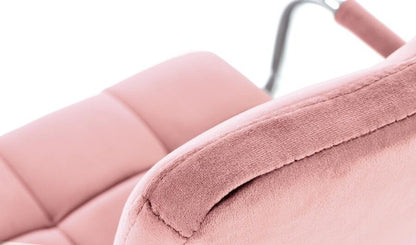 Office Chair Gonzo 4 | size: Width: 53cm, Height: 105cm, Depth: 60cm | color: Pink | image: 3 | variant: 1005121