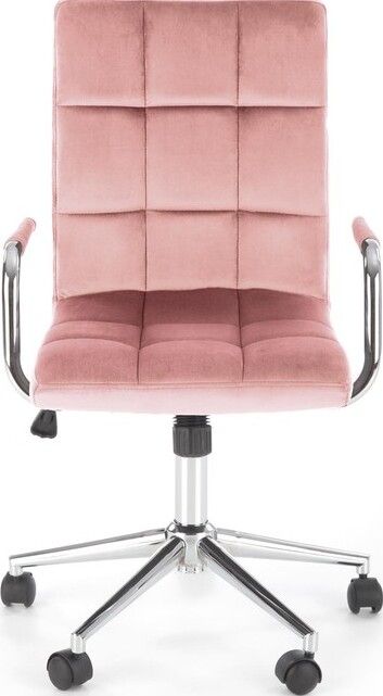 Office Chair Gonzo 4 | size: Width: 53cm, Height: 105cm, Depth: 60cm | color: Pink | image: 4 | variant: 1005121