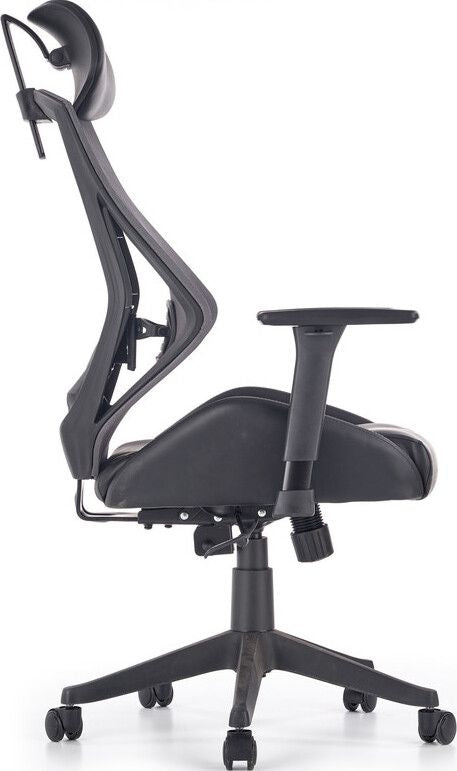 Office Chair Hasel | size: Width: 68cm, Height: 118cm, Depth: 78cm | color: Black | image: 2 | variant: 1011574