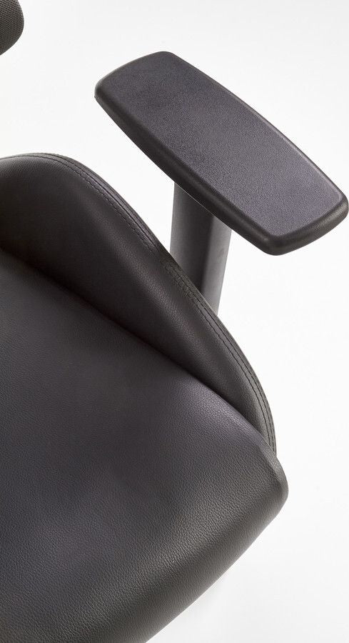 Office Chair Hasel | size: Width: 68cm, Height: 118cm, Depth: 78cm | color: Black | image: 3 | variant: 1011574