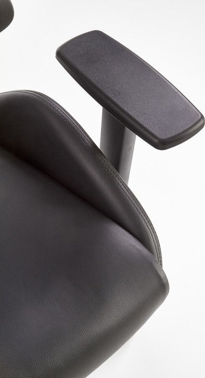 Office Chair Hasel | size: Width: 68cm, Height: 118cm, Depth: 78cm | color: Black | image: 3 | variant: 1011574
