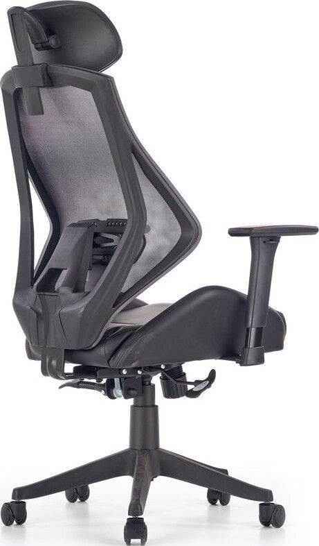 Office Chair Hasel | size: Width: 68cm, Height: 118cm, Depth: 78cm | color: Black | image: 5 | variant: 1011574
