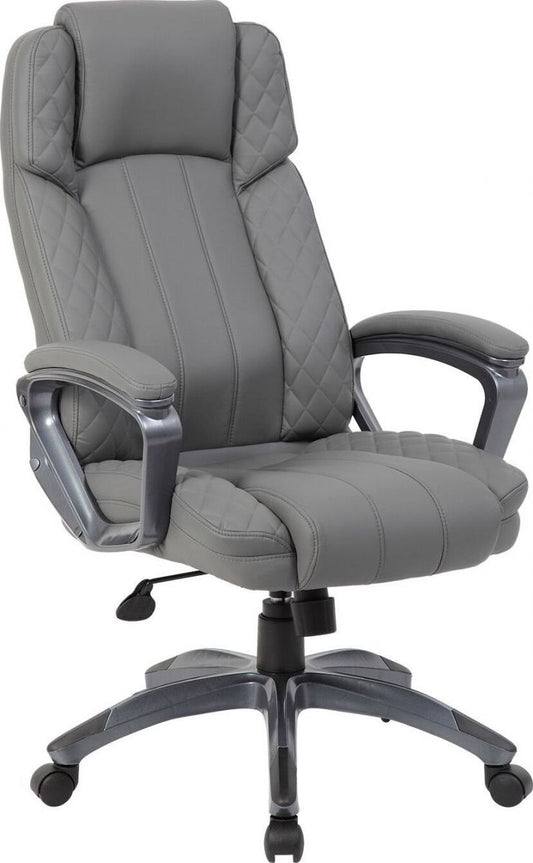 Office Chair Howard | size: Width: 66cm, Height: 116-123.5cm, Depth: 75.5cm | color: Gray | image: 1 | variant: 1005264