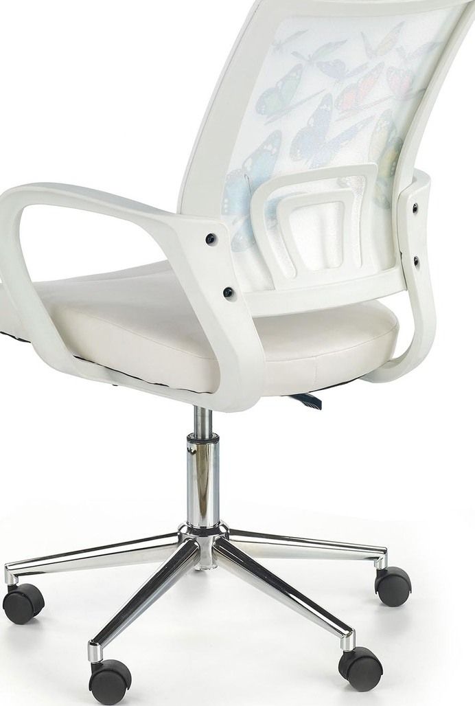 Office Chair Ibis | size: Width: 53cm, Height: 100cm, Depth: 59cm | color: White/Multicolor | image: 2 | variant: 1005125