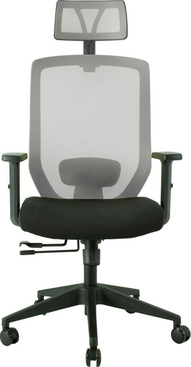 Office Chair Joy | size: Width: 64cm, Height: 115-125cm, Depth: 64cm | color: Gray | image: 2 | variant: 1005269