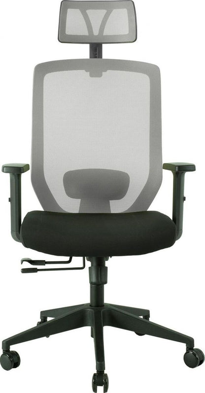 Office Chair Joy | size: Width: 64cm, Height: 115-125cm, Depth: 64cm | color: Gray | image: 2 | variant: 1005269