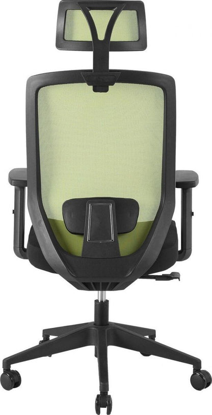 Office Chair Joy | size: Width: 64cm, Height: 115-125cm, Depth: 64cm | color: Green | image: 5 | variant: 1005268