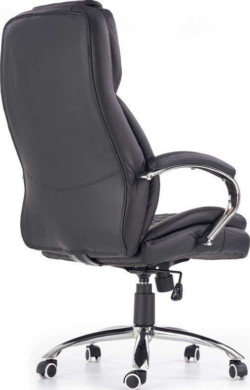 Office Chair King | size: Width: 76cm, Height: 124cm, Depth: 67cm | color: Black | image: 5 | variant: 1011576