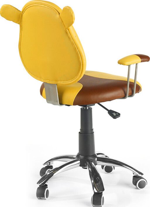 Office Chair Kubus | size: Width: 52cm, Height: 92cm, Depth: 52cm | color: Yellow | image: 2 | variant: 1011532