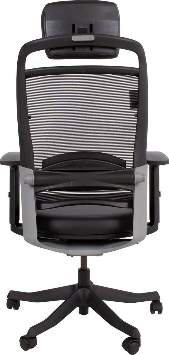 Office Chair Llangollen | size: Width: 62cm, Height: 129cm, Depth: 70cm | color: Black | image: 4 | variant: 1001175