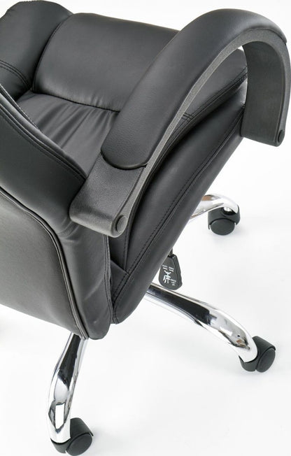 Office Chair Mantua | size: Width: 64cm, Height: 118cm, Depth: 75cm | color: Black | image: 4 | variant: 1002936