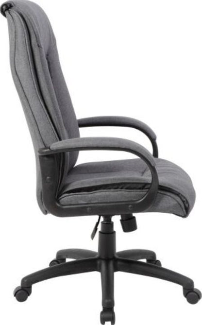 Office Chair Mason | size: Width: 68.5cm, Height: 115.5-124.5cm, Depth: 76.5cm | color: Gray | image: 2 | variant: 1005278