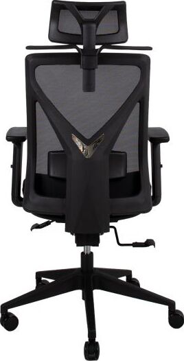 Office Chair Mike | size: Width: 64cm, Height: 110-120cm, Depth: 65cm | color: Black | image: 3 | variant: 1005284