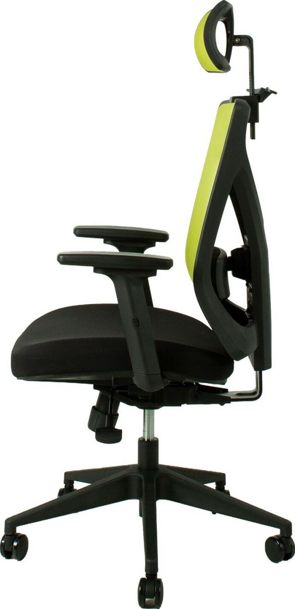 Office Chair Mike | size: Width: 64cm, Height: 110-120cm, Depth: 65cm | color: Green | image: 2 | variant: 1005285