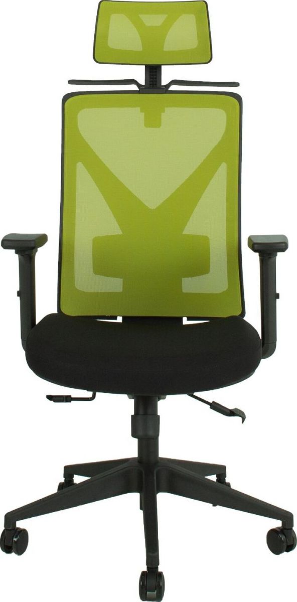 Office Chair Mike | size: Width: 64cm, Height: 110-120cm, Depth: 65cm | color: Green | image: 4 | variant: 1005285
