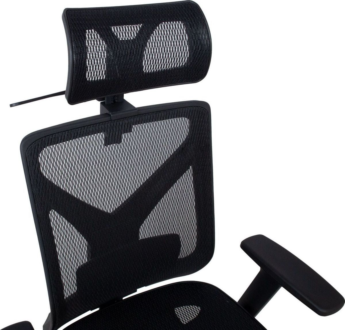 Office Chair Mike | size: Width: 64cm, Height: 120cm, Depth: 65cm | color: Black | image: 6 | variant: 1005287
