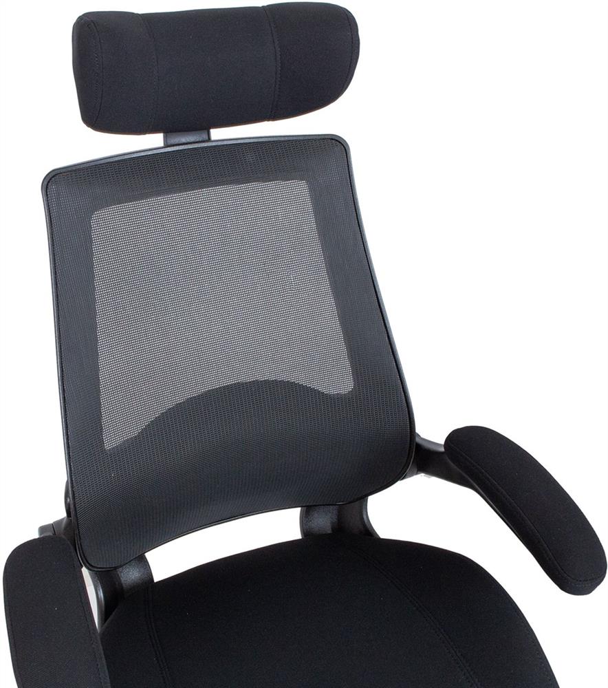 Office Chair Miller | size: Width: 70cm, Height: 131cm, Depth: 71cm | color: Black | image: 6 | variant: 1016783