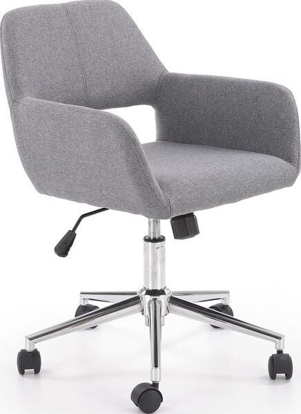 Office Chair Morel | size: Width: 55cm, Height: 84cm, Depth: 56cm | color: Gray | image: 1 | variant: 1011967