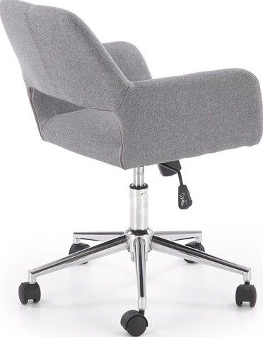 Office Chair Morel | size: Width: 55cm, Height: 84cm, Depth: 56cm | color: Gray | image: 3 | variant: 1011967