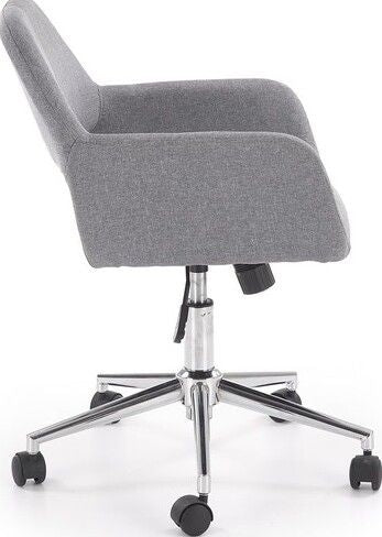 Office Chair Morel | size: Width: 55cm, Height: 84cm, Depth: 56cm | color: Gray | image: 4 | variant: 1011967