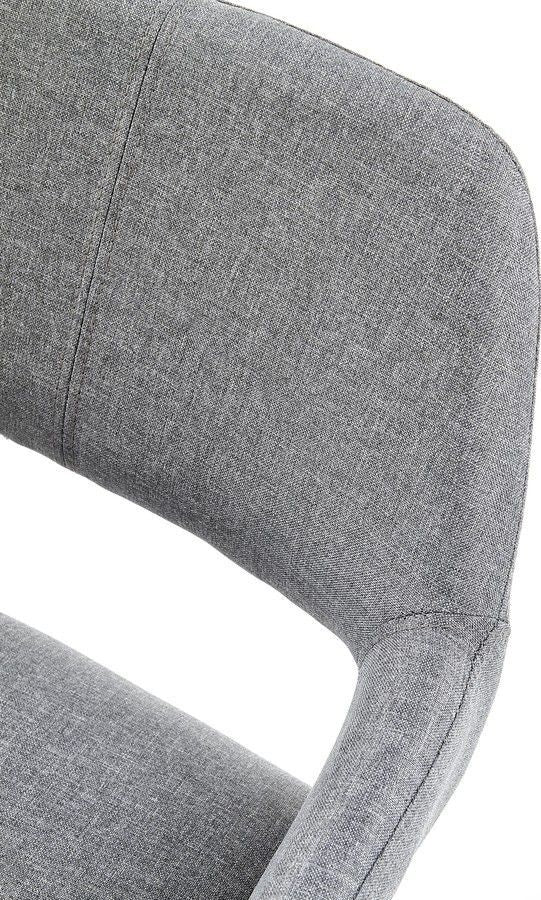 Office Chair Morel | size: Width: 55cm, Height: 84cm, Depth: 56cm | color: Gray | image: 6 | variant: 1011967