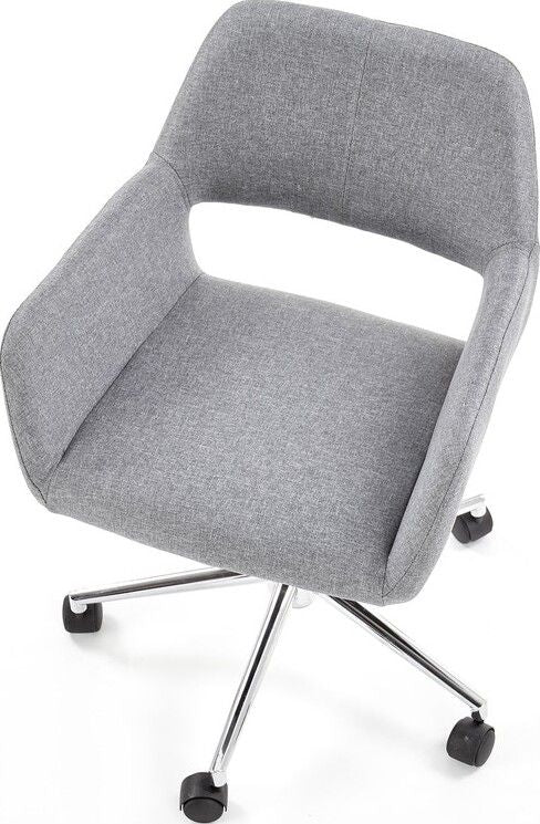 Office Chair Morel | size: Width: 55cm, Height: 84cm, Depth: 56cm | color: Gray | image: 7 | variant: 1011967