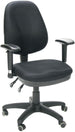 Office Chair Newtown | size: Width: 65cm, Height: 96-108cm, Depth: 47cm | color: Black | image: 1 | variant: 1001235