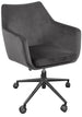 Office Chair Nora | size: Width: 58cm, Height: 91cm, Depth: 58cm | color: Gray | image: 1 | variant: 1005290