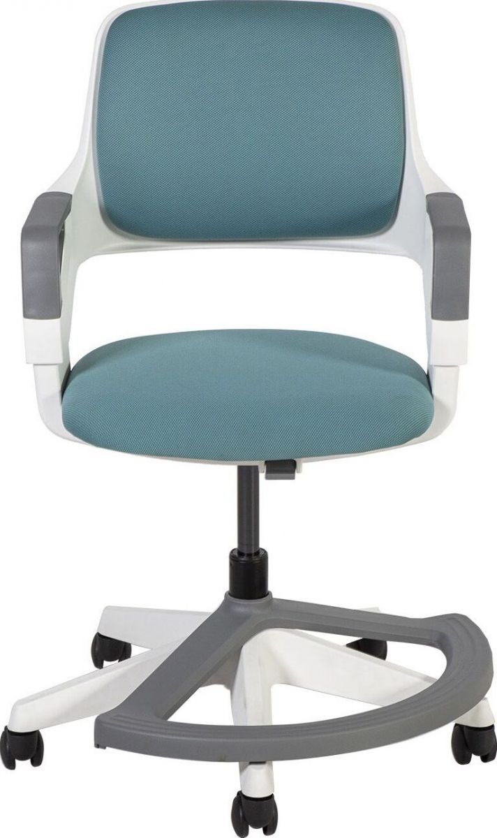 Office Chair Oswestry | size: Width: 64cm, Height: 76-93cm, Depth: 64cm | color: Blue | image: 3 | variant: 1001224