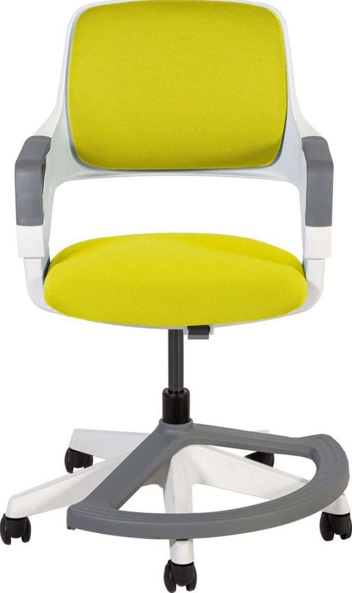 Office Chair Oswestry | size: Width: 64cm, Height: 76-93cm, Depth: 64cm | color: Yellow | image: 2 | variant: 1001225