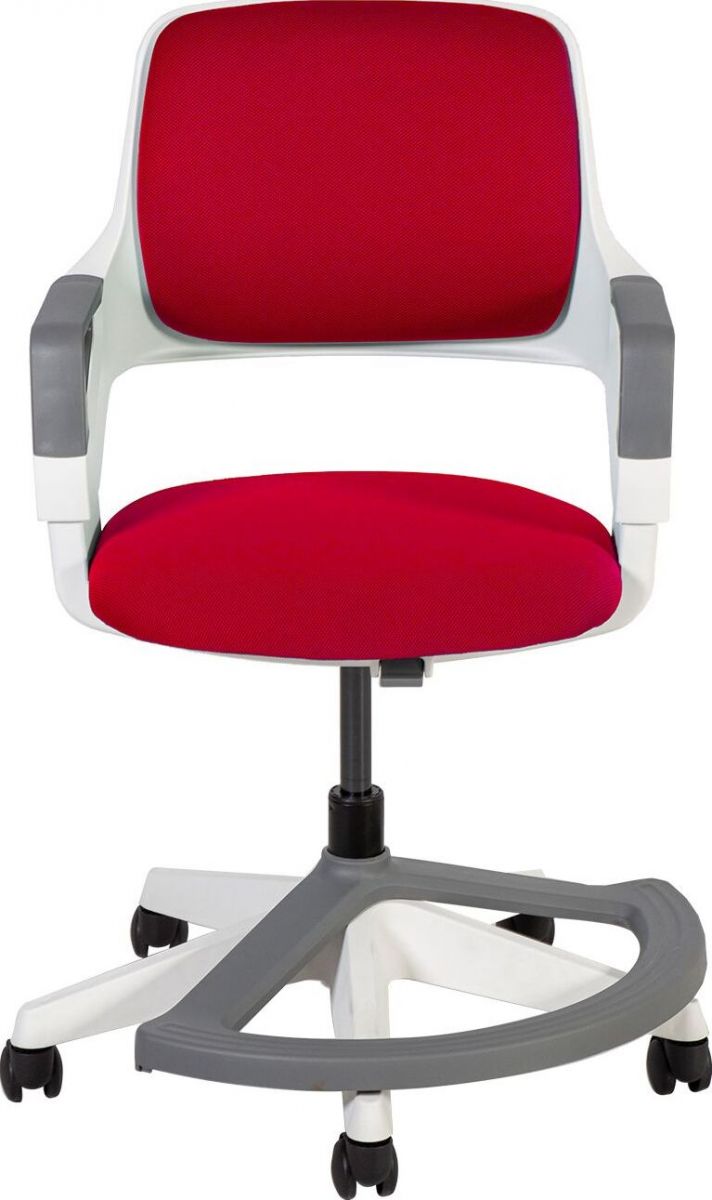 Office Chair Oswestry | size: Width: 64cm, Height: 93cm, Depth: 64cm | color: Red | image: 2 | variant: 1001228