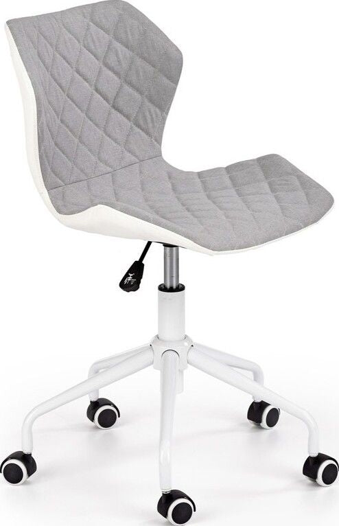 Office Chair Pavia | size: Width: 48cm, Height: 88cm, Depth: 57cm | color: Gray | image: 1 | variant: 1002924