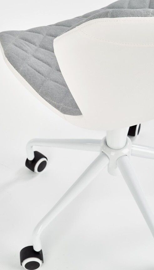 Office Chair Pavia | size: Width: 48cm, Height: 88cm, Depth: 57cm | color: Gray | image: 4 | variant: 1002924