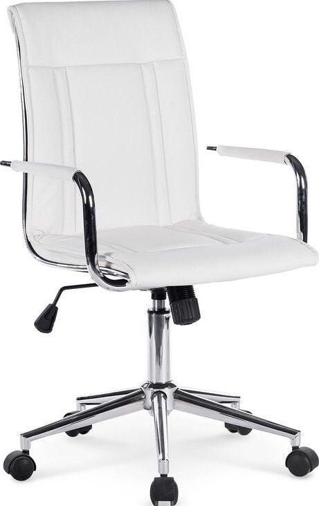 Office Chair Porto 2 | size: Width: 44cm, Height: 94cm, Depth: 46cm | color: White | image: 1 | variant: 1011545
