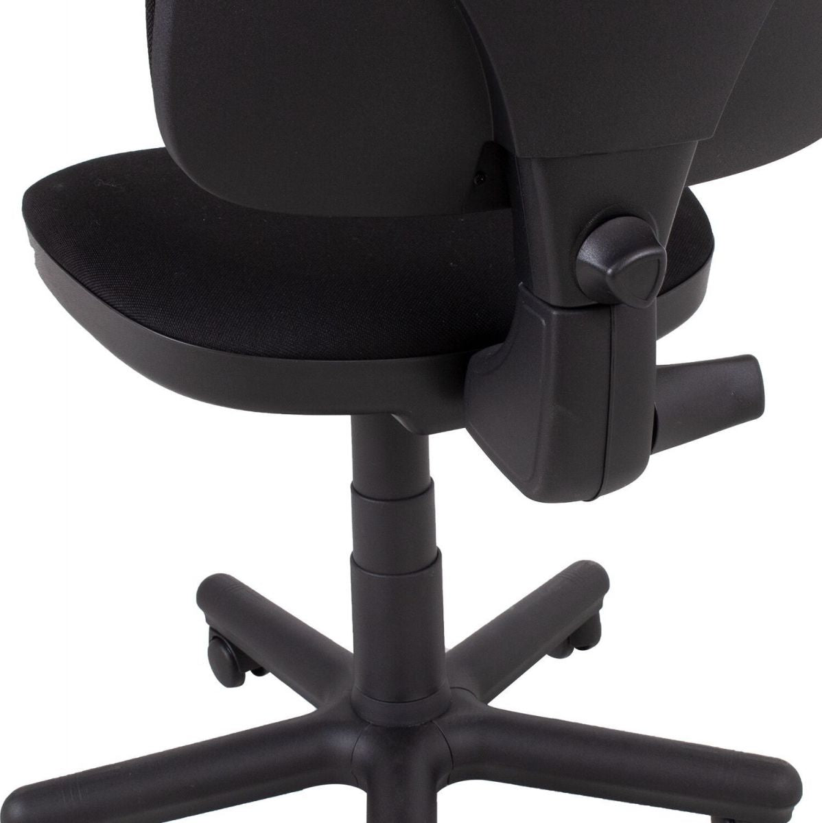 Office Chair Prestatyn | size: Width: 46cm, Height: 95.5-113.5cm, Depth: 44.5cm | color: Black | image: 5 | variant: 1001210