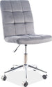 Office Chair Q-020 | size: Width: 45cm, Height: 87-97cm, Depth: 40cm | color: Gray | image: 1 | variant: 1005387