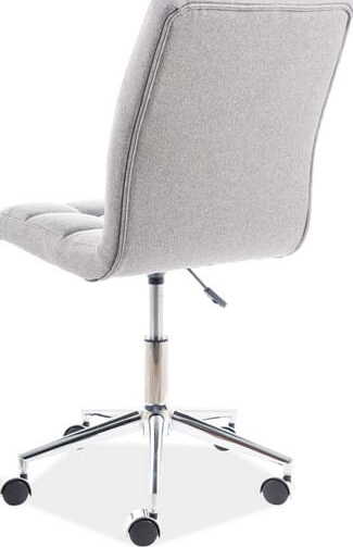 Office Chair Q-020 | size: Width: 45cm, Height: 87-97cm, Depth: 40cm | color: Gray | image: 2 | variant: 1005390